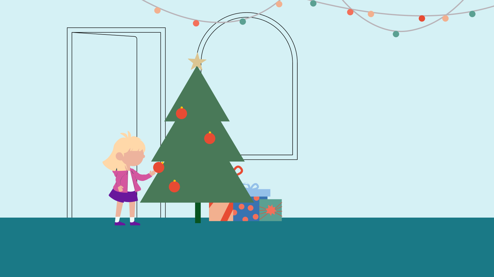 Sofia voudrait fêter Noël